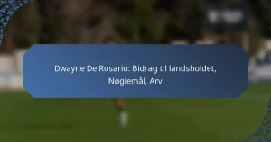 Dwayne De Rosario: Bidrag til landsholdet, Nøglemål, Arv